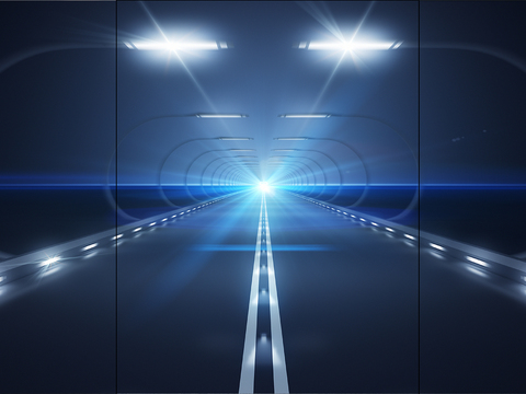  现代多媒体互动拼接屏 