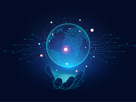  现代科技电子屏幕 