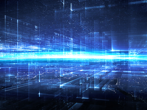  现代科技拼接大屏 