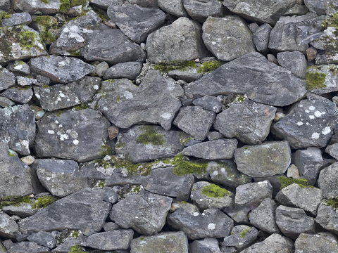  无缝室外建筑岩石块石材墙砖墙面地面 