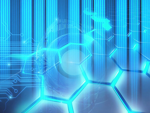  现代科技电子屏幕 