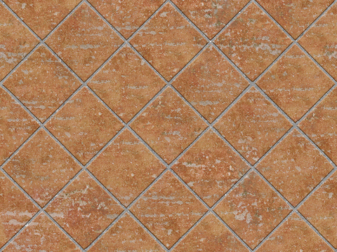  无缝陶瓦拼花地砖人行道路地面广场铺贴 