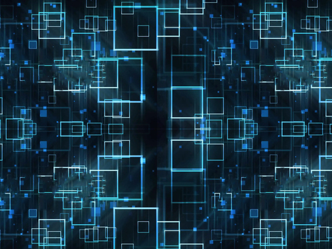  现代科技电子大屏 