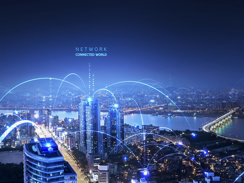  现代智慧城市科技大屏 