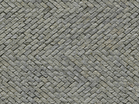  无缝人字纹拼花地砖人行道路地面广场铺贴 