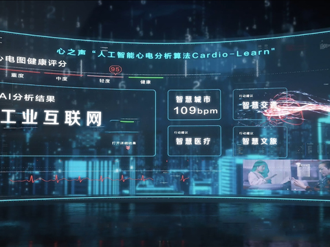  现代智慧科技电子屏幕 