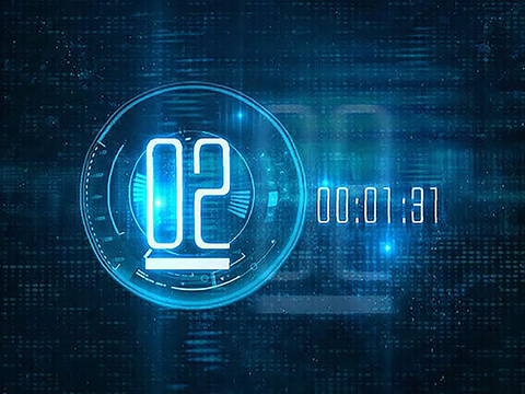  现代科技电子大屏 