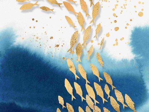  现代轻奢装饰画 