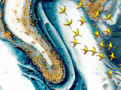  现代轻奢装饰画 