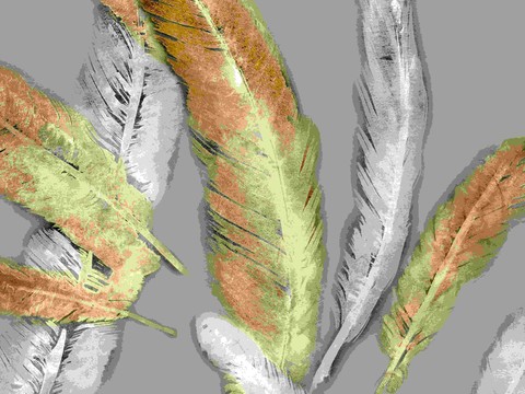  现代轻奢金箔装饰画 