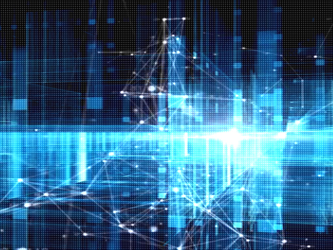  现代智慧科技电子屏幕 