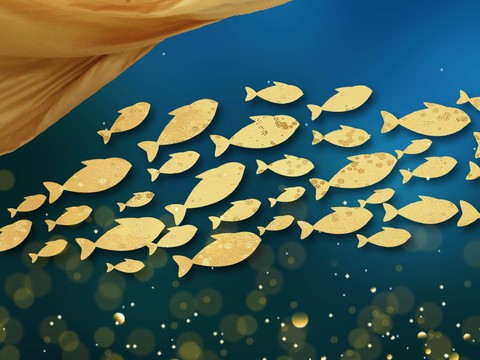  现代轻奢装饰画 