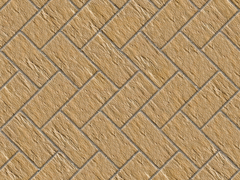  无缝人字纹拼花地砖人行道路地面广场铺贴 