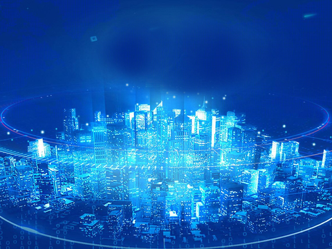  现代智慧科技电子屏幕 