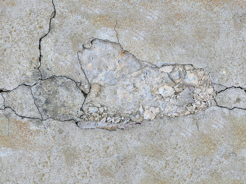  无缝灰色做旧破损混凝土水泥墙面地面 