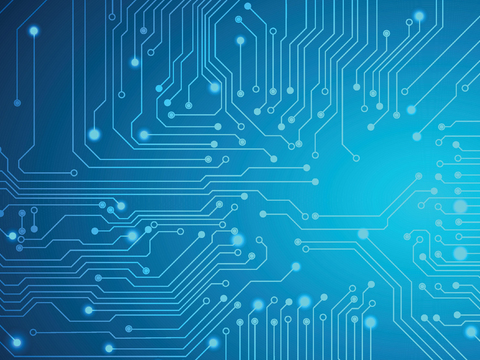  现代科技线条电子屏幕 