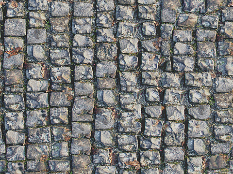  无缝灰色做旧方形拼花地砖人行道路地面街道广场铺贴 