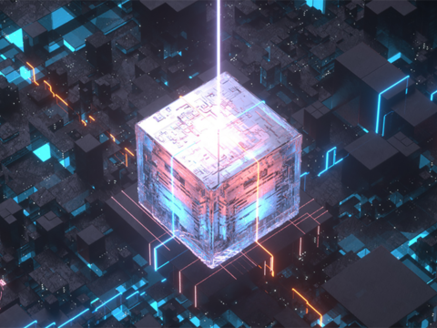  现代智慧科技电子屏幕 