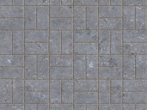  无缝大理石石材拼花地砖人行道路地面广场铺贴 