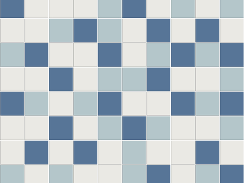  无缝彩色马赛克瓷砖石材方格子砖拼花地砖墙砖瓷砖 