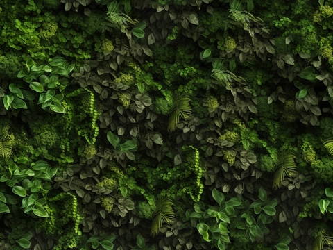  无缝绿植墙无缝植物墙无缝绿植景观墙无缝植物景观墙 