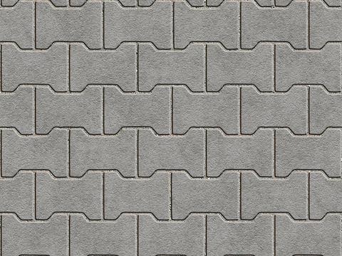  无缝大理石石材拼花地砖人行道路地面广场铺贴 