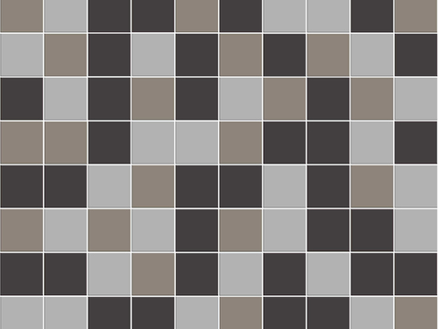  无缝彩色马赛克瓷砖石材方格子砖拼花地砖墙砖瓷砖 