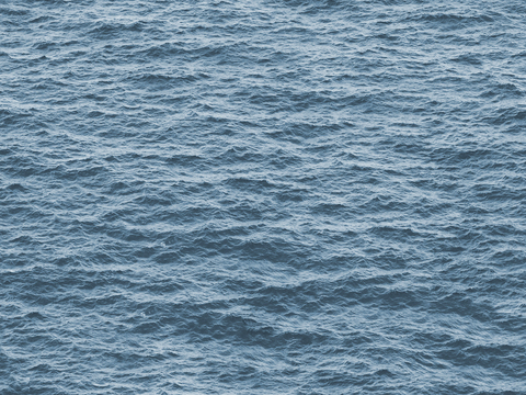  无缝蓝色水波纹水面游泳池水池浪花海浪纹理 