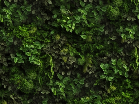  无缝绿植墙无缝植物墙无缝绿植景观墙无缝植物景观墙 