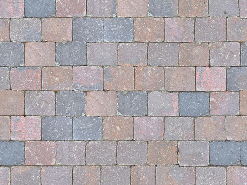  无缝大理石石材拼花地砖人行道路地面广场铺贴 