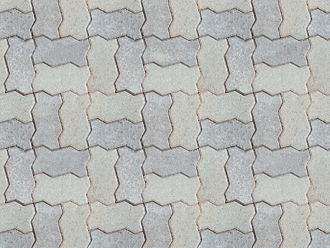  无缝大理石石材拼花地砖人行道路地面广场铺贴 