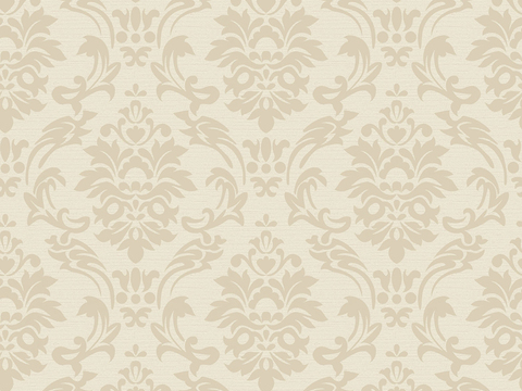  无缝米白色欧式法式古典花纹壁纸壁布墙布 