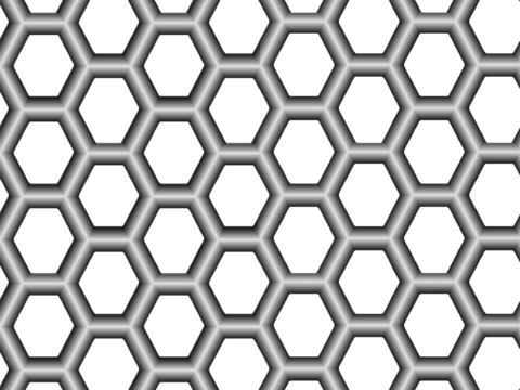  无缝免扣银灰色镂空金属网格编织网 