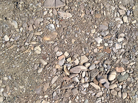  无缝泥土地面道路面 