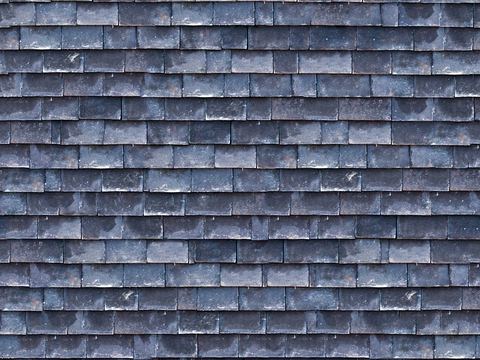  无缝别墅建筑平屋顶瓦片 