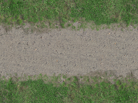  无缝泥土地面道路面 