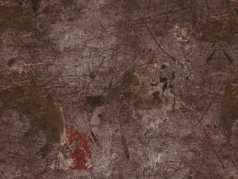  无缝暖灰色脏旧混凝土水泥墙面 