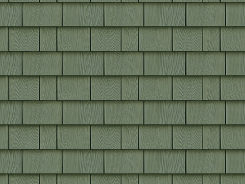  无缝绿色做旧别墅建筑屋顶防腐木瓦片 