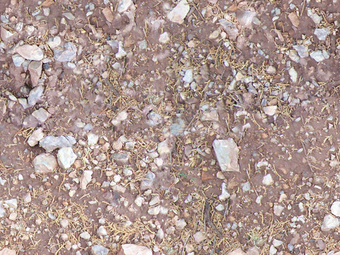  无缝砾石碎石枯枝落叶泥土地面路面 