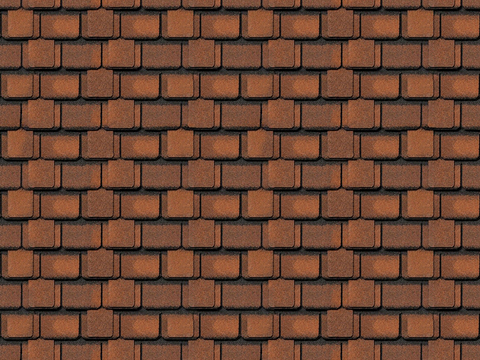  无缝别墅建筑屋顶沥青瓦片 