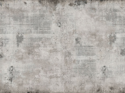  现代做旧涂鸦水泥墙面壁纸墙纸 