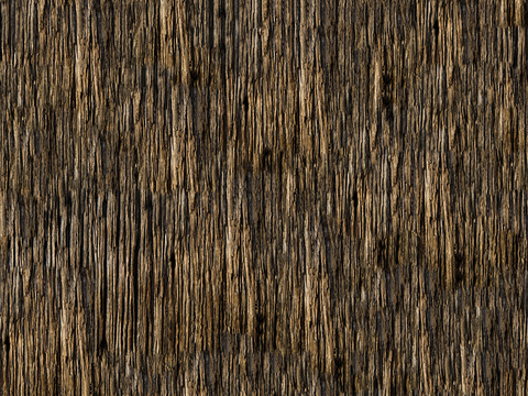  无缝干枯干草稻草茅草屋顶墙面 