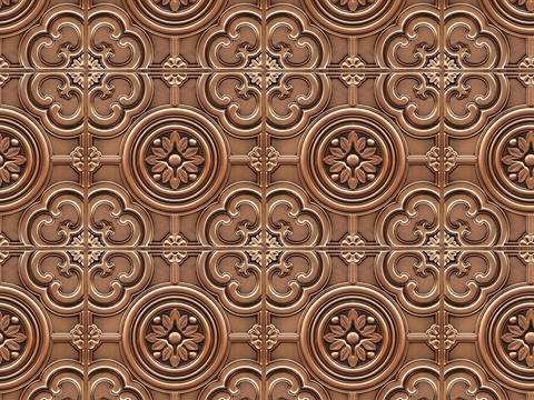  无缝不锈钢压花印花浮雕金属板 