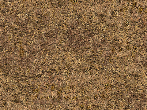  无缝干枯干草稻草茅草屋顶墙面 