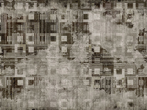  现代做旧涂鸦水泥墙面壁纸墙纸 