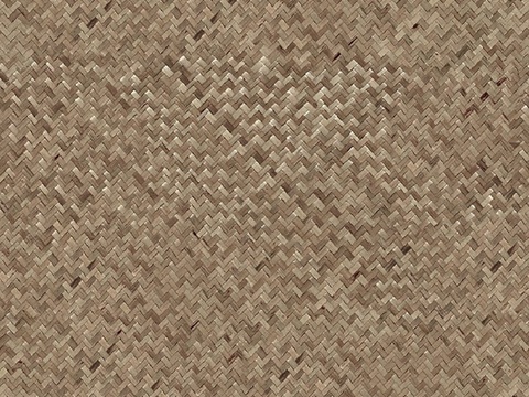  无缝黄色草编藤编竹编编织席子材质 