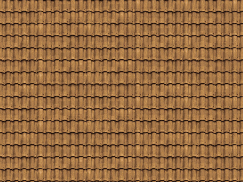  无缝别墅建筑屋顶陶土陶瓷瓦片 