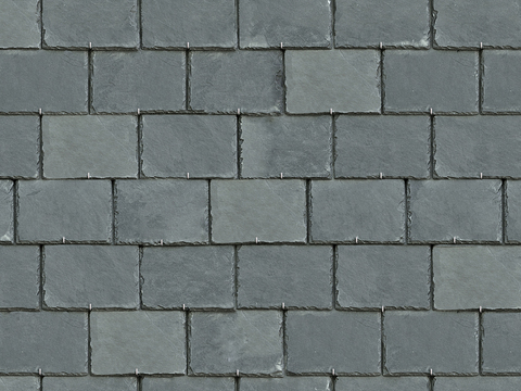  无缝别墅建筑屋顶中式仿古石板瓦片 