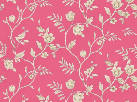  无缝欧式田园花纹图案壁纸壁布墙纸墙布 