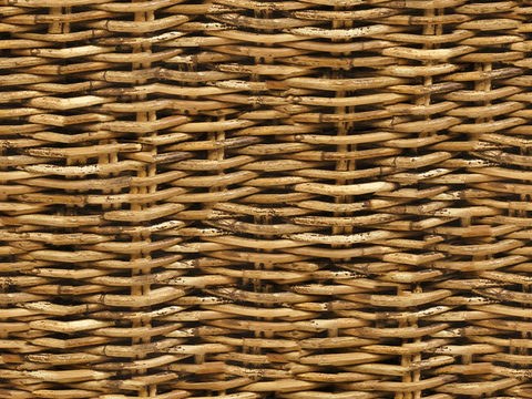  无缝黄色藤条藤编竹编编织材质 